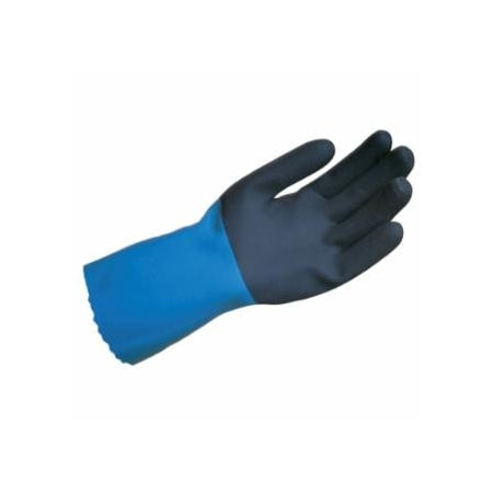 Mapa Professional StanZoil NL-52 Gloves, Blue/Black, Rough Finish, Large, 12PK 457-337420