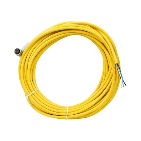 Eaton Cordset, 32 13/16 ft L, 4 pin M12 CSDR4A4CY2210
