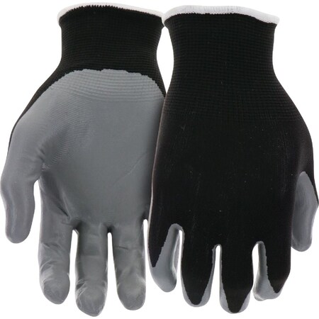 Do It Best Mens Small Nitrile Coated Glove Black & Gray DB31211-S