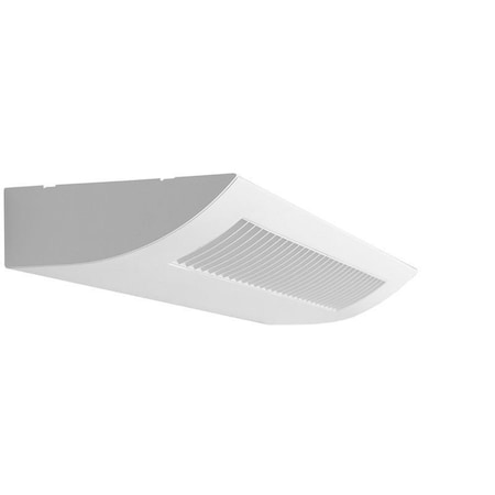 Westgate 2FT DECORATIVE PERFORATED AND LOUVER WALL LIGHT 25W DIRECT INDIRECT 3CCT, 3000K/4000K/5000K, White WCLP-UD-2FT-25W-MCT-D