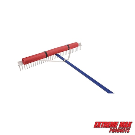 Extreme Max 3005.4098 36" Floating Weed Lake Rake with 11' Extension Handle and 50' Rope 3005.4098