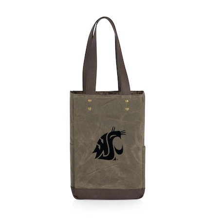 Picnic Time Family Of Brands NCAA Washington State Cougars 2 Bottle Insulated Wine Bag 536-02-140-634-0