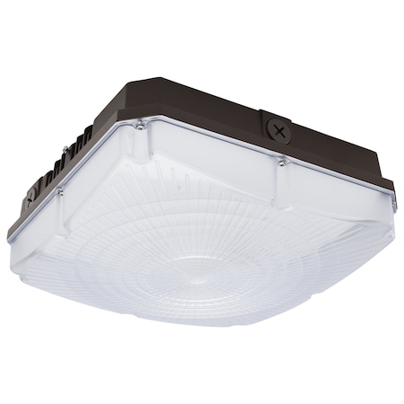 Nuvo 10 Inch LED Field Selectable Canopy Fixture With Sensor 45/60/70 Watts 3K/4K/5K CCT 120-277 65/983