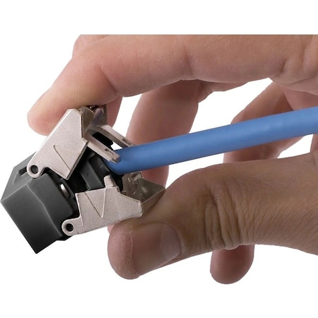 Hubbell Premise Wiring JACK, HJU6A, CAT6A, UNI, BK HJU6ABK