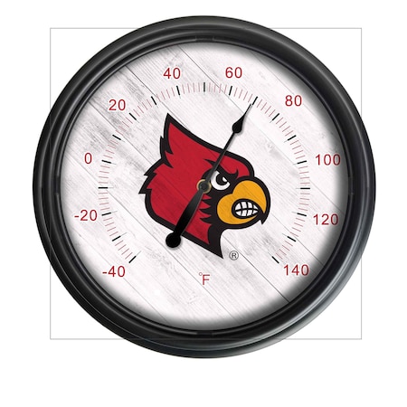 Holland Bar Stool Co University of Louisville Indoor/Outdoor LED Thermometer ODThrm14BK-08Lville