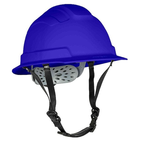 Jackson Safety Hard Hat, Full Brim, BLOCKHEAD2, Blue 22502