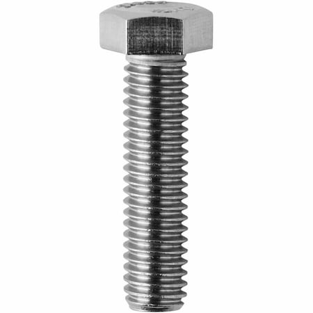 Dottie 18-8, 1/4"-20 Hex Head Tap Bolt, Plain Stainless Steel, 1-1/4 in L, 100 PK MBS14114