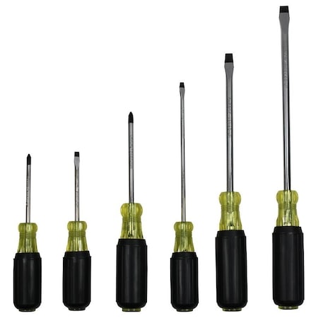 Vulcan Screwdriver, 6-Piece, Yellow Handle SD-SET-PVC
