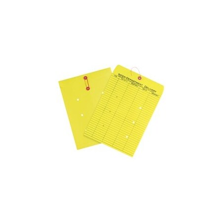 Bubblefast 100-10 x 13'' Yellow Inter-Department Envelopes, 100PK BFEN1096