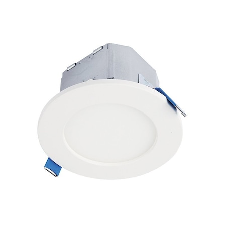 Halo CJB Series Downlight, 7.7 W, 120 V, LED Lamp, Plastic, Matte CJB4069FS1EMW