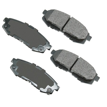 Akebono 04-06 Mazda Truck-Mpv-Rr Proact Disk Pad, Act1073 ACT1073