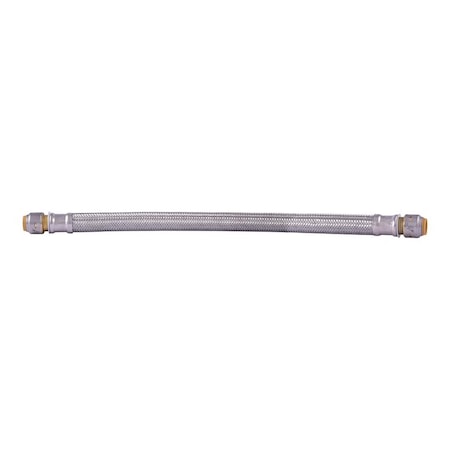 Sharkbite SharkBite 1/2 in. PTC X 1/2 in. D PTC 18 in. Stainless Steel Supply Line UR3008FX18