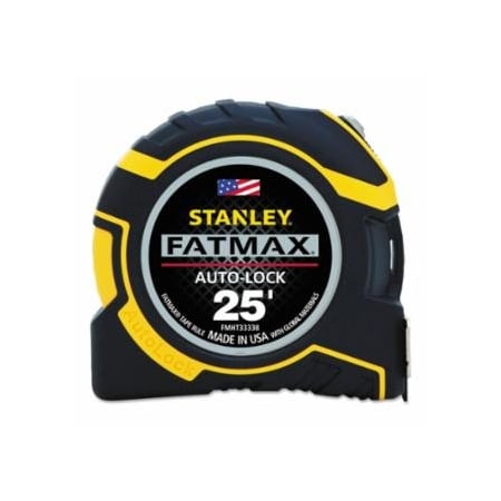 Stanley FATMAX Auto-Lock Tape Rules, 1 1/4 in x 25 ft, 6PK 680-FMHT33338L