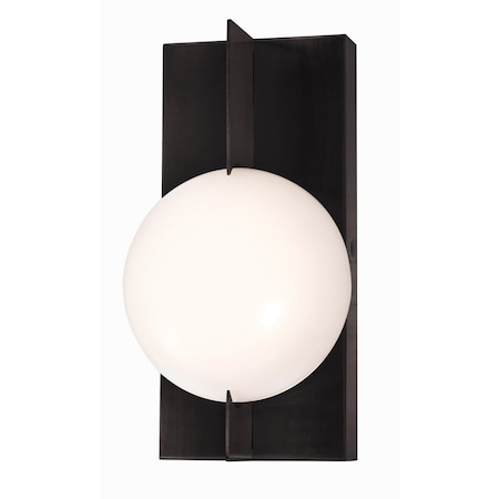Afx Gates, 10'' LED Wall Sconce, Black GATS0610LAJD1BK