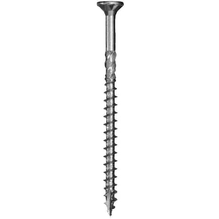 Grk Fasteners Deck Screw, #10 x 3-1/8 in, 18-8 Stainless Steel, Flat Head, Torx Drive 61637