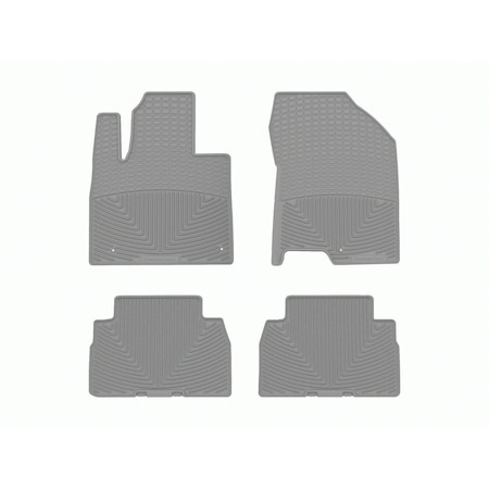 Weathertech Grey, Front and Rear All Weather Floor Mats W495GR-W496GR