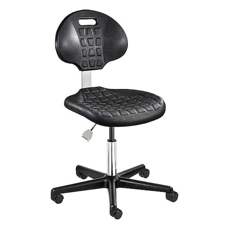 Bevco ISO 4 Desk Poly Chair w/Casters 7000C1-BLK-3850S/5