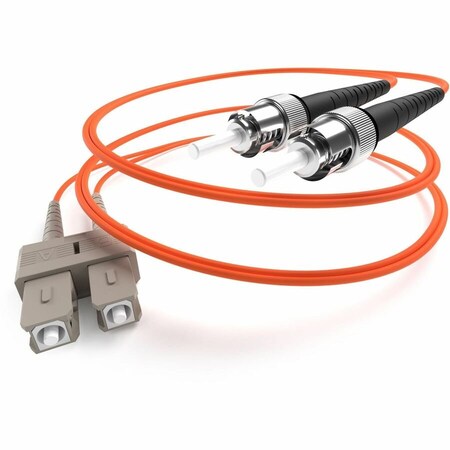 Unc Group Fiber Optic Patch Cable, Sc-St, 62.5 125 Multimode Duplex, Orange, 15M FJ6SCST-15M