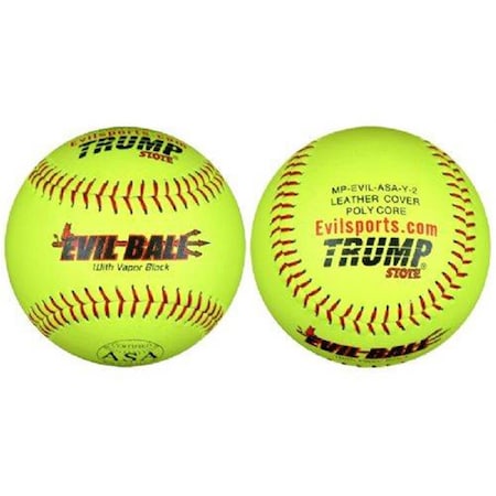 Safety First Trump MP-EVIL-ASA-Y-2 ASA 12 in. 44-375 Premium Leather Softball SA3767664