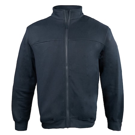 Propper Men's Station Job Shirt, 65% Cotton/35% Polyester Fleece, Full Zip, LAPD Navy, XL-Tall F5841