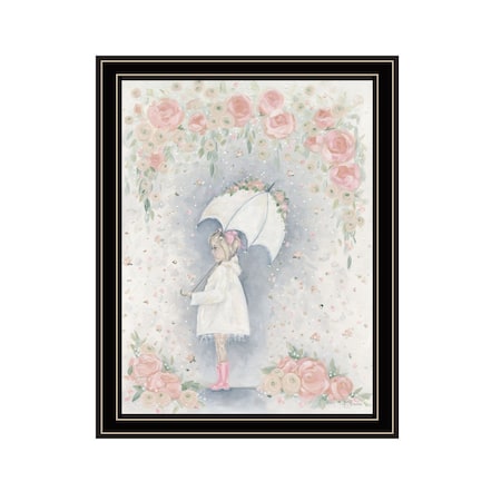 Homeroots Georgia In The Rain Black Framed Print Wall Art 529906