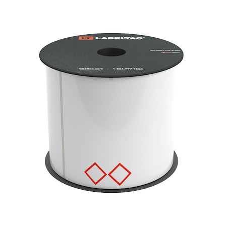 Labeltac GHS Die-Cut Labels, 4 and Pro Model 4in x 6in, 200 labels, 2 Diamond LT46GHS2-V2