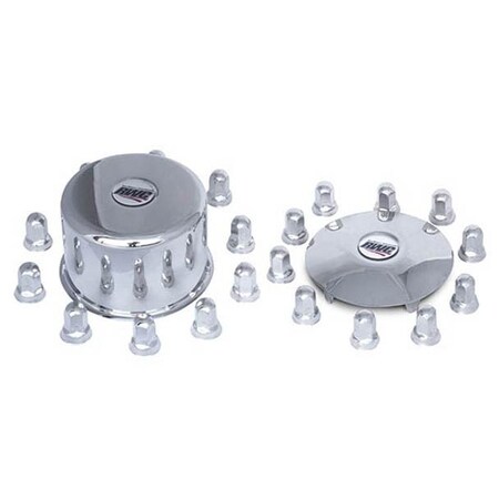 Repl. For Ford F550 19.5In 8 Lug Wheels Year 2001 Stainless Steel Wheel Trim Kit For Medium Du