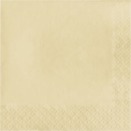 Touch Of Color 6.5" x 6.5" Ivory Napkins 600 PK 669161B