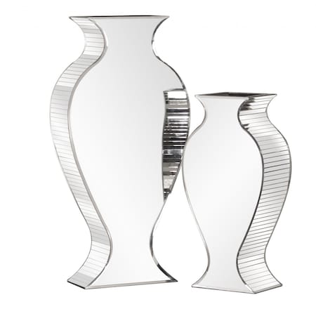 Homeroots 20" Clear Cylinder Table Vase 401237