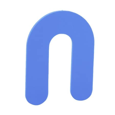 Brixwell 1/16in x 2in Plastic Horseshoe Shim Blue, 100PK PHS162-XCP100