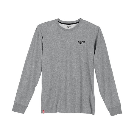 Milwaukee Tool Work Shirt, S, Gray, Men's 604G-S