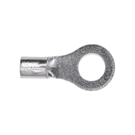 Auveco 8 Gauge 5/16in Stud Ring Terminal Non-Insulating, 25PK 15159