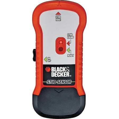 Black & Decker Stud Sensor, 34 in Detection, Orange, Detectable Material MetalWood SF100