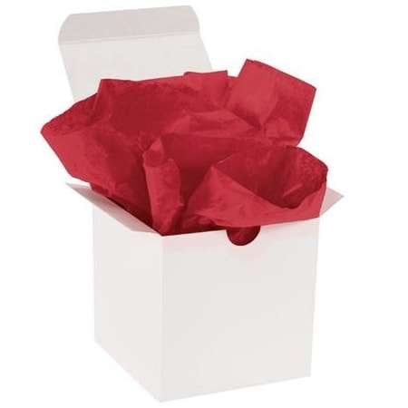 Bubblefast 480 20 x 30'' Scarlet Gift Grade Tissue Paper BFT2030H