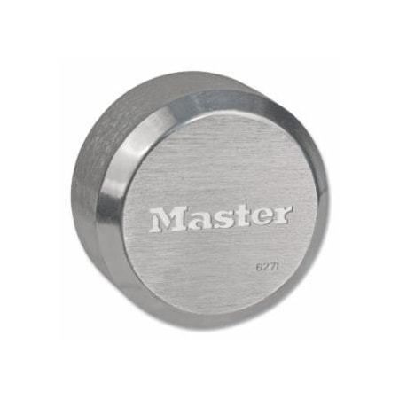 Master Lock ProSeries 7040 Solid Steel Padlock, 3/8 in dia, 19/32 in  L, 1-23/32 in W, Silver 470-6271KA-402K190