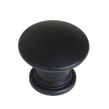 Acorn Mfg Acorn 0.62 in. Black Stainless Aristotle Knob, Black PMCB7