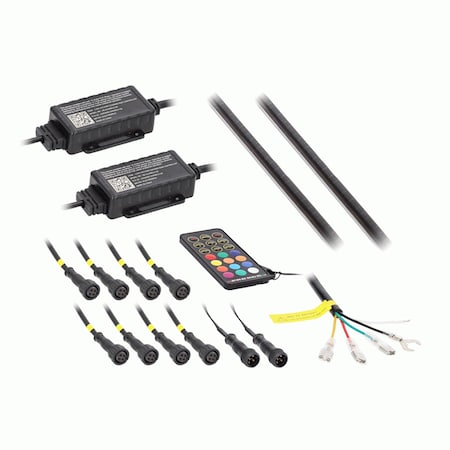 Heise Chasing Door Trim Accent Light Kit HE-AMB-2DR