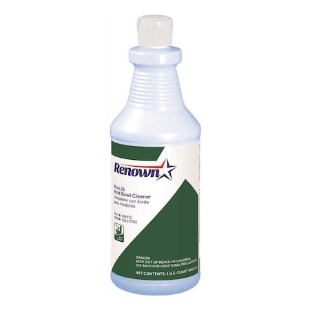 Renown Mild-Acid Phos 20 Clinging Toilet Bowl Cleaner Cherry Scent, 32 Fl Oz, 12PK HD1783-12HDSP