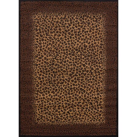 United Weavers 5 ft. 3 in. x 7 ft. 2 in. Legends Leopard Skin Area Rug, Multicolor 910 04050 58