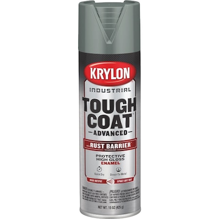 Krylon Industrial Tough Coat 15 Oz. Gloss Meter Gray Spray Paint K20879008