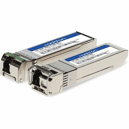 Add-On This 10 -Pairs Of Ubiquiti Uf-Sm-10G-S-20 Compatible Sfp+ UF-SM-10G-S-20-AO