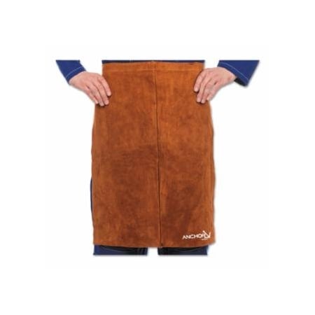 Best Welds Split Leg Waist Aprons, 18 in x 24 in, Side Split Cowhide, Lava Brown 902-250