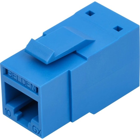Belden REVConnect 10GX UTP Modular Jack, Blue, Single Pack RVAMJKUBL-S1