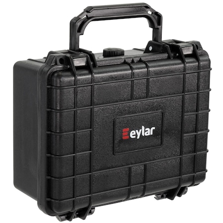 Eylar 9.12in Compact Gear Hard Case Waterproof with Foam Black SA00042