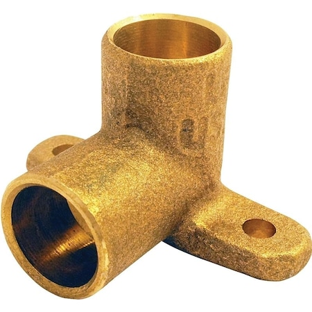 Epc Drop Ear Tube Elbow, 12 in, Sweat, Copper 10156882