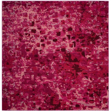 Safavieh Monaco Square RugsFuchsia 6 ft. 7 in. x 6 ft. 7 in. MNC225F-7SQ