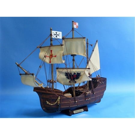 Handcrafted Model Ships Santa Maria Limited 14 in. Decorative Famous Ship B0903
