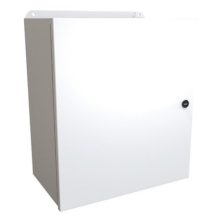 Hammond Latches Electrical Enclosure, 16 in H, 8 in D, 14 in W, 12, 13, 3R, 4, Steel EJ16148LG