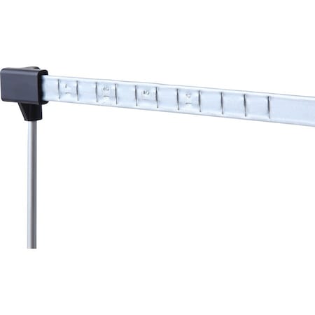Business Source Hanging File Frame, Stainless Steel, Letter Size, 14" to 18" Long, PK2 BSN18302