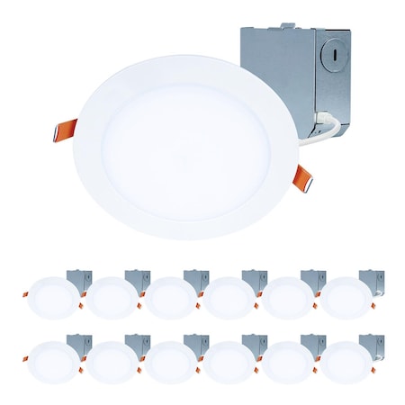 Halo Soft White 6 in. W LED Canless Recessed Downlight 13.5 W HLBE6099301EM12